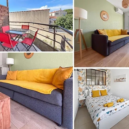 Apartment T2 Cosy Avec Terrasse & Parking A 2 Pas Du Port *